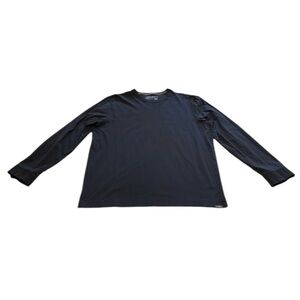 Eddie Bauer Long-Sleeve Classic T-Shirt Legend Wash 100% Cotton - Size XLT